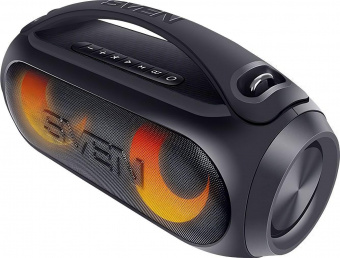 Колонка порт. Sven PS-380 черный 40W 2.0 BT/3.5Jack/USB 10м 3000mAh (SV-021290) от магазина РЭССИ