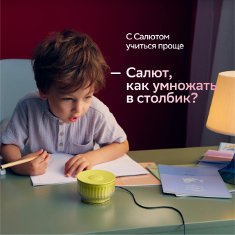 Умная колонка Sber Boom Mini 2 SBDV-00250G Салют серый 5W Mono BT/Wi-Fi от магазина РЭССИ