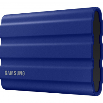 Накопитель SSD Samsung Original USB-C 1Tb MU-PE1T0R/WW Shield T7 1.8" синий от магазина РЭССИ