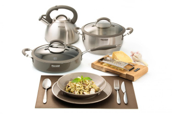 Кастрюля Rondell Balance RDS-753 2л. d=18см (с крышкой) стальной от магазина РЭССИ