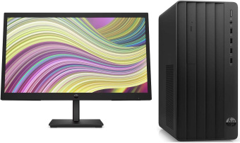 Комплект HP 290 G9 MT i3 12100 (3.3) 16Gb SSD512Gb UHDG 730 FreeDOS GbitEth 180W kb мышь клавиатура черный монитор в комплекте P22v (9M937AT/16GB) от магазина РЭССИ