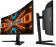 Монитор Gigabyte 34" G34WQC A черный VA LED 1ms 21:9 HDMI M/M матовая HAS 350cd 178гр/178гр 3440x1440 144Hz FreeSync Premium DP 2K 8.4кг от магазина РЭССИ