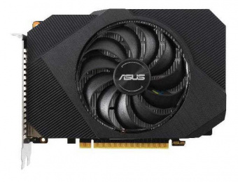 Видеокарта Asus PCI-E PH-GTX1650-O4GD6 NVIDIA GeForce GTX 1650 4096Mb 128 GDDR6 1410/12000 DVIx1 HDMIx1 DPx1 HDCP Ret от магазина РЭССИ