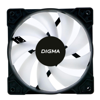 Вентилятор Digma DFAN-FRGB1 120x120x25mm 3-pin 4-pin (Molex)23dB 125gr LED Ret от магазина РЭССИ