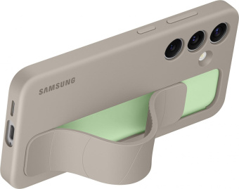 Чехол (клип-кейс) Samsung для Samsung Galaxy S24+ Standing Grip Case S24+ серо-коричневый (EF-GS926CUEGRU) от магазина РЭССИ