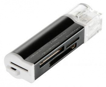 Устройство чтения карт памяти USB2.0 Buro BU-CR-3101 черный от магазина РЭССИ