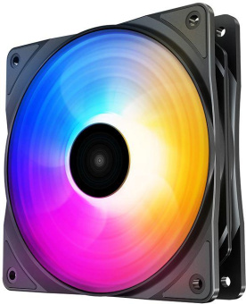 Вентилятор Deepcool RF120 FS RGB 120x120mm черный 4-pin 18-27dB 143gr Ret (DP-FLED3-RF120-FS) от магазина РЭССИ