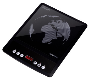 Плита Индукционная SunWind SCI-0501 черный стеклокерамика (настольная) от магазина РЭССИ