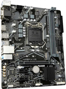 Материнская плата Gigabyte H410M H V2 Soc-1200 Intel H470 2xDDR4 mATX AC`97 8ch(7.1) GbLAN+VGA+HDMI от магазина РЭССИ
