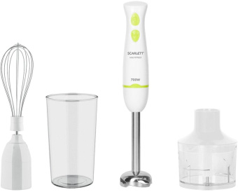 Блендер погружной Scarlett SC-HB42F67 700Вт белый от магазина РЭССИ