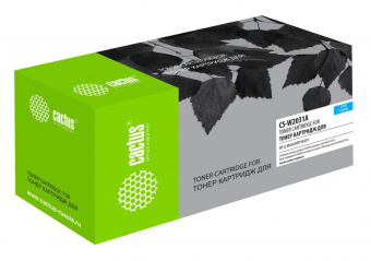 Картридж лазерный Cactus CS-W2031A W2031A (есть ограничения по прошивке) голубой (2100стр.) для HP LJ M454/MFP M479 от магазина РЭССИ