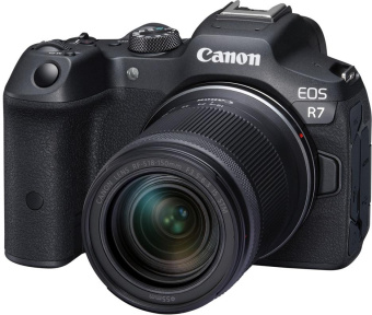 Фотоаппарат Canon EOS R7 черный 32.5Mpix 2.95" 4K WiFi RF-S 18-150mm f/3.5-6.3 IS STM LP-E6NH от магазина РЭССИ