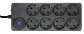 Сетевой фильтр Ippon BK-258 5м (8 розеток) черный (коробка) от магазина РЭССИ