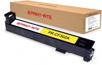 Картридж лазерный Print-Rite TRHGM8YPRJ PR-CF302A CF302A желтый (30000стр.) для HP CLJ Ent M880 от магазина РЭССИ