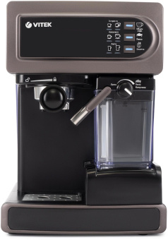 Кофеварка рожковая Vitek VT-1517 SR 1238Вт серый от магазина РЭССИ