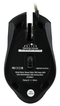 Мышь Оклик 765G SYMBIONT черный оптическая (2400dpi) USB (6but) от магазина РЭССИ