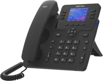 Телефон IP Dinstar C63GP черный от магазина РЭССИ