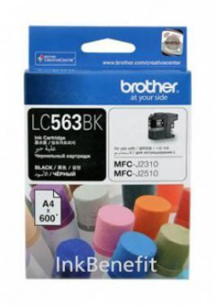 Картридж струйный Brother LC563BK черный (600стр.) для Brother MFC-J2510 от магазина РЭССИ