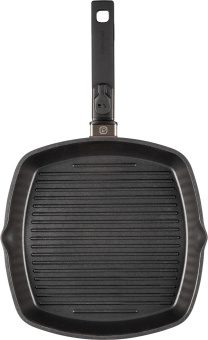 Сковорода-гриль Rondell Praline RDA-1567 квадратная покрытие: Xylan Plus ручка съемная (без крышки) коричневый от магазина РЭССИ