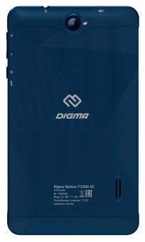 Планшет Digma Optima 7 E200 3G SC7731E (1.3) 4C RAM2Gb ROM16Gb 7" IPS 1024x600 3G Android 11.0 Go темно-синий 2Mpix 0.3Mpix BT GPS WiFi Touch microSD 128Gb minUSB 2000mAh от магазина РЭССИ