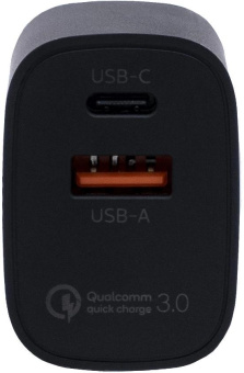 Сетевое зар./устр. Philips DLP4317 20W 0.8A (PD) USB/USB Type-C универсальное черный (DLP4317CB/70) от магазина РЭССИ