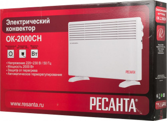 Конвектор Ресанта ОК-2000СН 2000Вт белый от магазина РЭССИ