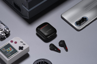 Наушники с микрофоном Edifier GM3 Plus черный вкладыши BT в ушной раковине от магазина РЭССИ