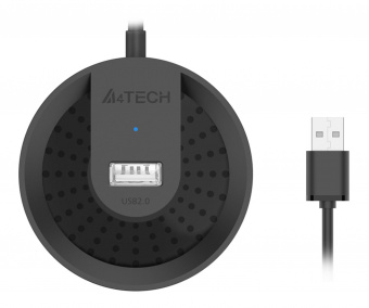 Разветвитель USB 2.0 A4Tech HUB-20 4порт. черный от магазина РЭССИ