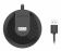 Картинка Разветвитель USB 2.0 A4Tech HUB-20 4порт. черный от магазина РЭССИ Разветвитель USB 2.0 A4Tech HUB-20 4порт. черный от магазина РЭССИ