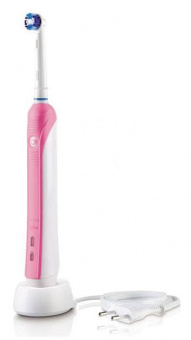 Зубная щетка электрическая Oral-B Professional Care 700 розовый/белый от магазина РЭССИ