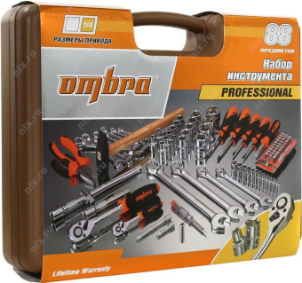 Универсальный набор инструмента Ombra OMT88S от магазина РЭССИ