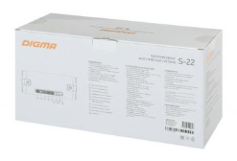 Колонка порт. Digma S-22 черный 15W 1.0 BT 1500mAh (SP2215B) от магазина РЭССИ
