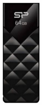 Флеш Диск Silicon Power 64Gb Ultima U03 SP064GBUF2U03V1K USB2.0 черный от магазина РЭССИ