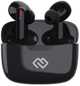 Гарнитура внутриканальные Digma TWS-19 черный беспроводные bluetooth в ушной раковине (TWS19B) от магазина РЭССИ