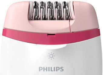 Эпилятор Philips BRE255/00 скор.:2 насад.:2 от электр.сети белый/красный от магазина РЭССИ