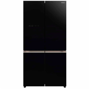 Холодильник Hitachi R-WB720PUC1 GCK 2-хкамерн. черный стекло от магазина РЭССИ
