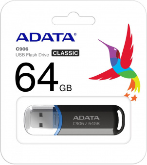 Флеш Диск A-Data 64Gb Classic C906 AC906-64G-RBK USB2.0 черный от магазина РЭССИ