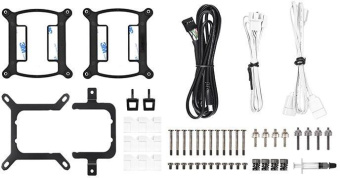 Система водяного охлаждения Thermaltake TH420 V2 Ultra Snow Edition ARGB Soc-AM5/AM4/1151/1200/1700 белый 4-pin 34.7dB Al+Cu LCD Ret (CL-W407-PL14SW-A) от магазина РЭССИ