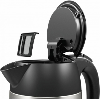 Чайник электрический Bosch TWK3P420 1.7л. 2400Вт черный (корпус: нержавеющая сталь) от магазина РЭССИ