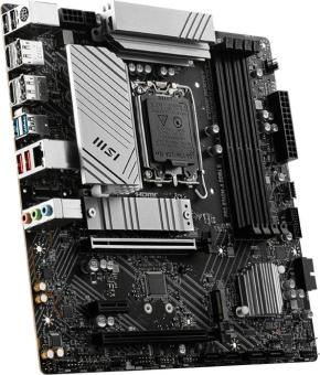 Материнская плата MSI PRO B760M-A DDR4 II Soc-1700 Intel B760 4xDDR4 mATX AC`97 8ch(7.1) 2.5Gg+HDMI+DP от магазина РЭССИ