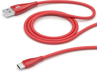 Кабель Deppa Ceramic 72290 USB (m)-USB Type-C (m) 1м красный от магазина РЭССИ