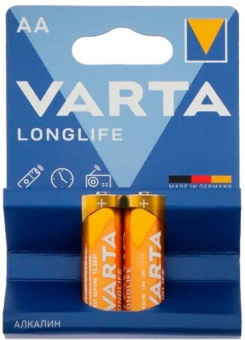 Батарея Varta Longlife LR6 Alkaline AA (2шт) от магазина РЭССИ