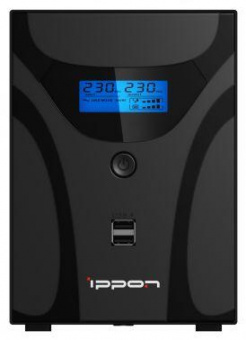 Источник бесперебойного питания Ippon Smart Power Pro II 1600 960Вт 1600ВА черный от магазина РЭССИ