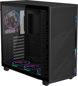Корпус Gigabyte GB-AC400G черный без БП ATX 5x120mm 2x140mm 2xUSB3.0 audio bott PSU от магазина РЭССИ