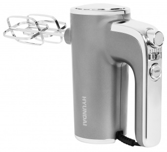 Миксер ручной Hyundai HYM-H5691 600Вт серебристый от магазина РЭССИ