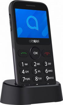 Мобильный телефон Alcatel 2020X серый моноблок 1Sim 2.4" 240x320 Nucleus 0.3Mpix GSM900/1800 GSM1900 FM microSD max32Gb от магазина РЭССИ