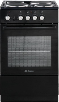 Плита Электрическая De Luxe 5004.18э-011 черный эмаль (без крышки) от магазина РЭССИ