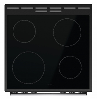 Плита Электрическая Gorenje GEC6A11SG серый стеклокерамика (без крышки) от магазина РЭССИ