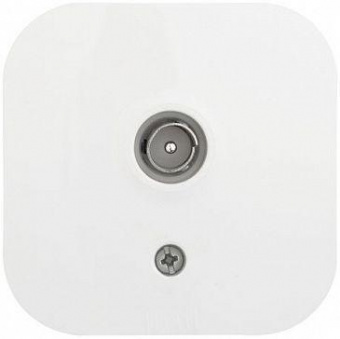 Розетка телев. Legrand Quteo 782215 откр. белый от магазина РЭССИ