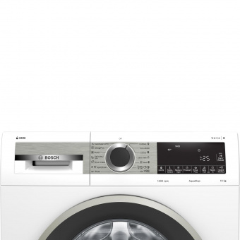 Стиральная машина Bosch Serie 4 WGA254A0ME пан.англ. класс: A+++ загр.фронтальная макс.:10кг белый от магазина РЭССИ